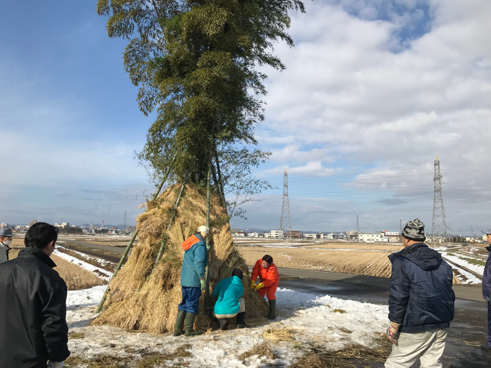 塞の神設営風景